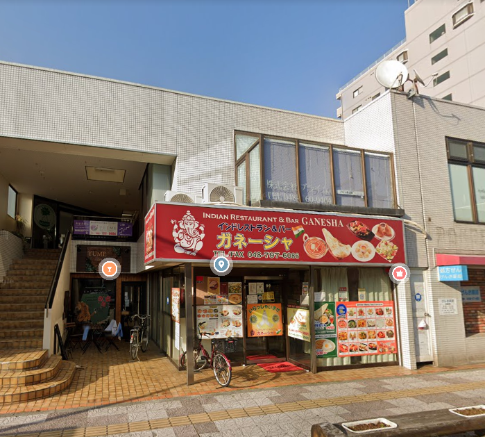 春日部駅徒歩10分　県道2号沿いの路面多国籍料理店居抜き店舗物件